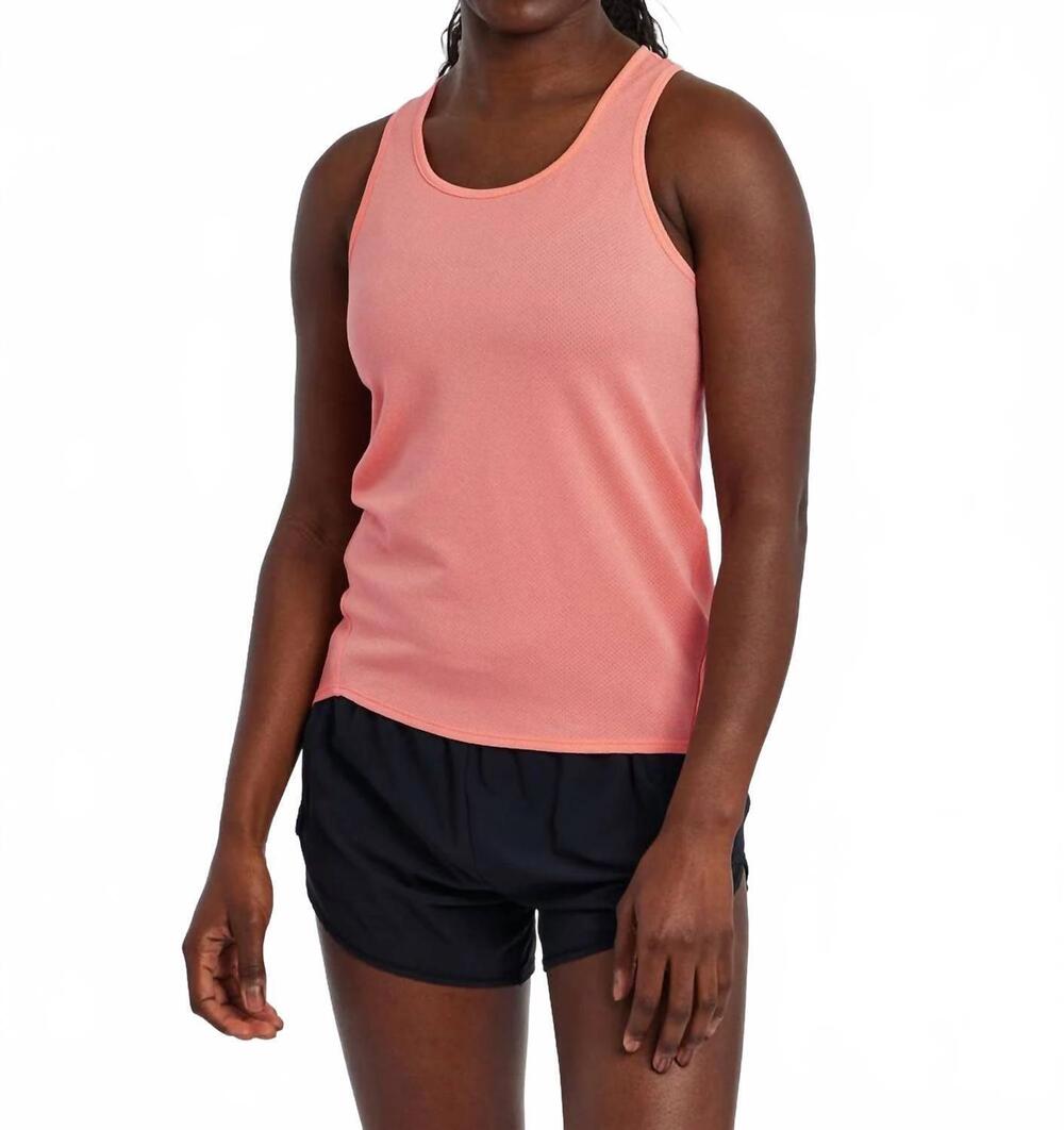 NEW OISELLE flyout racerback tank in fast pink